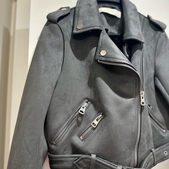 ZARA | suede effect jacket - Picture 3 of 5
